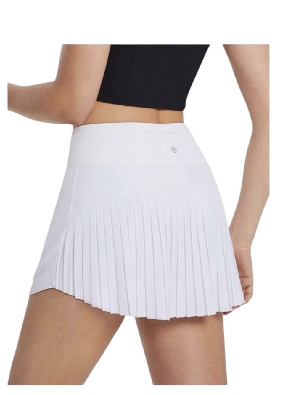BALEAF Women's Tennis Skirt White Pleated Golf Skort Size XL NWT